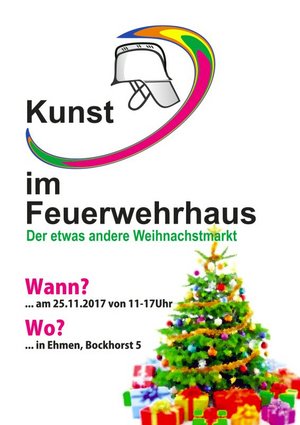 Flyer: Kunst im Feuerwehrhaus